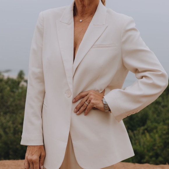 Daily Drills XS/S Cream/off white Blazer NWT - Picture 1 of 4